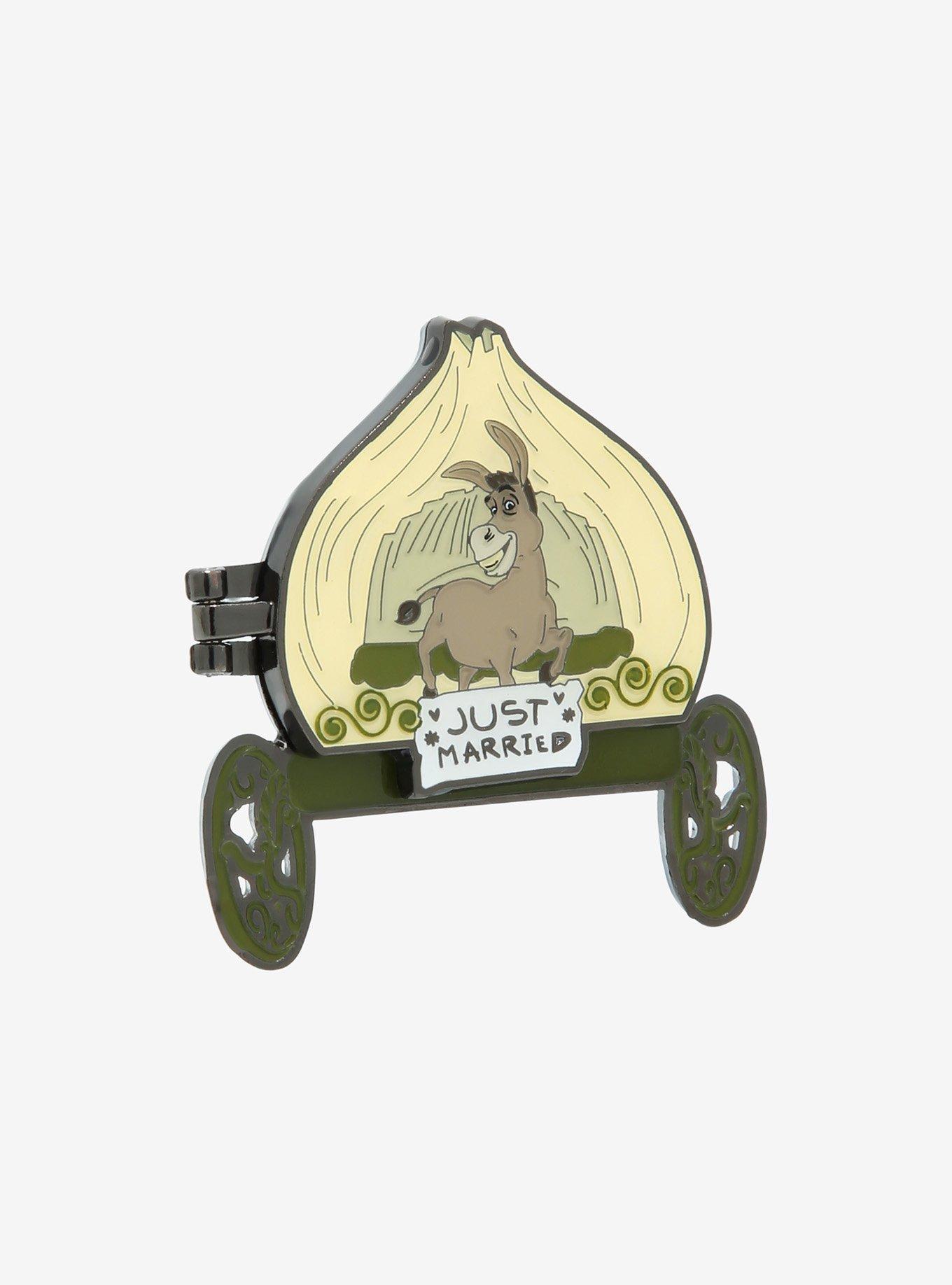 Loungefly Shrek Onion Carriage Hinge Enamel Pin, , alternate