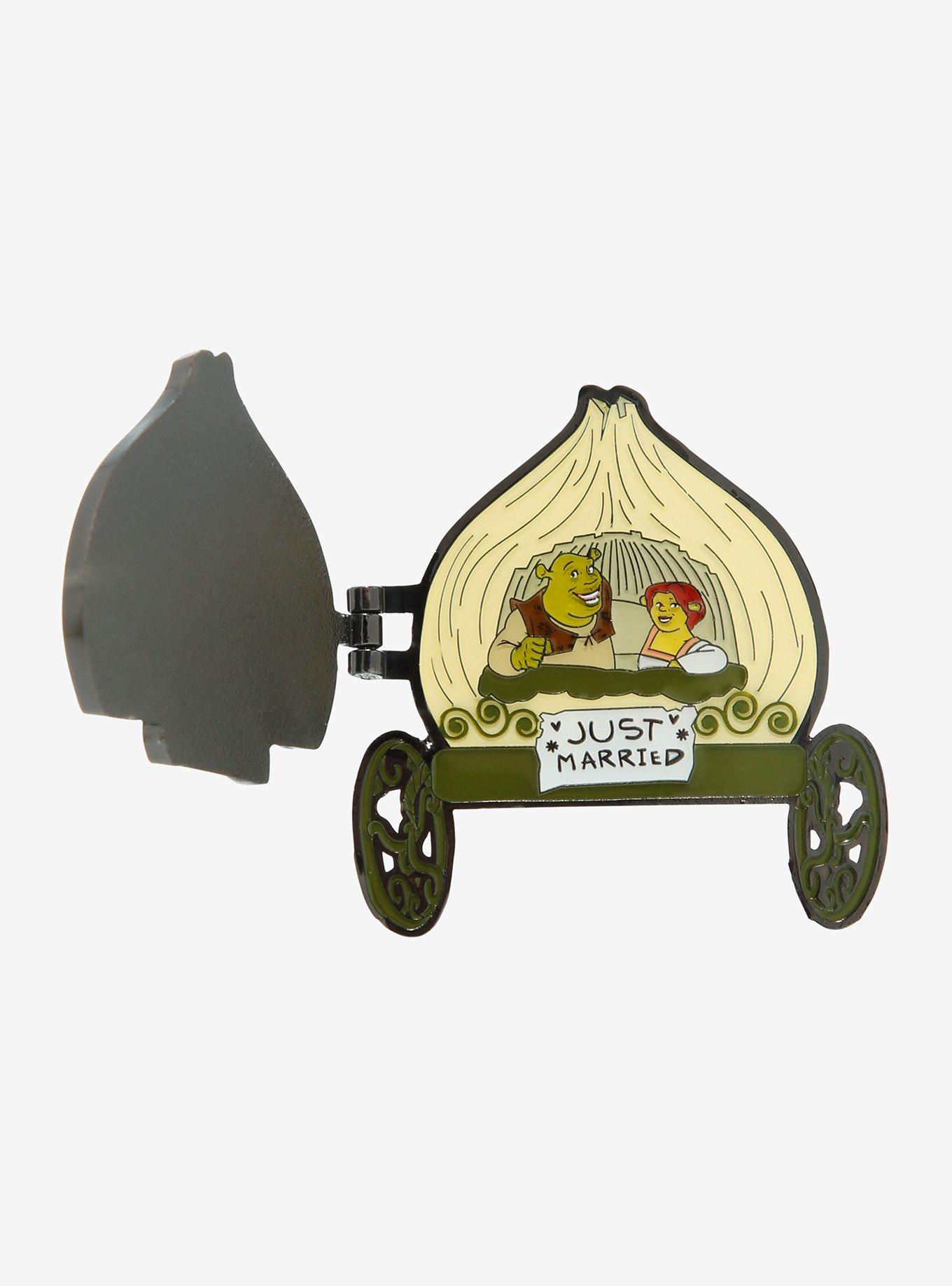 Loungefly Shrek Onion Carriage Hinge Enamel Pin, , alternate