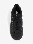 Yoki Black Studded Platform Sneakers, MULTI, alternate