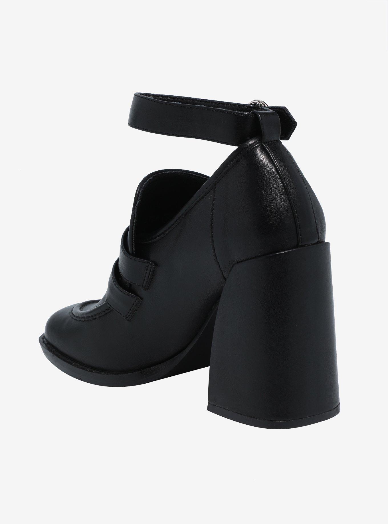 Koi Heart Buckle High Heel Ankle Boots, MULTI, alternate