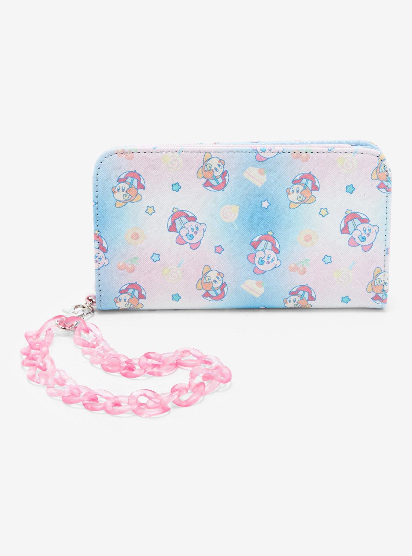 Nintendo Kirby Umbrellas Allover Print Wristlet, , alternate
