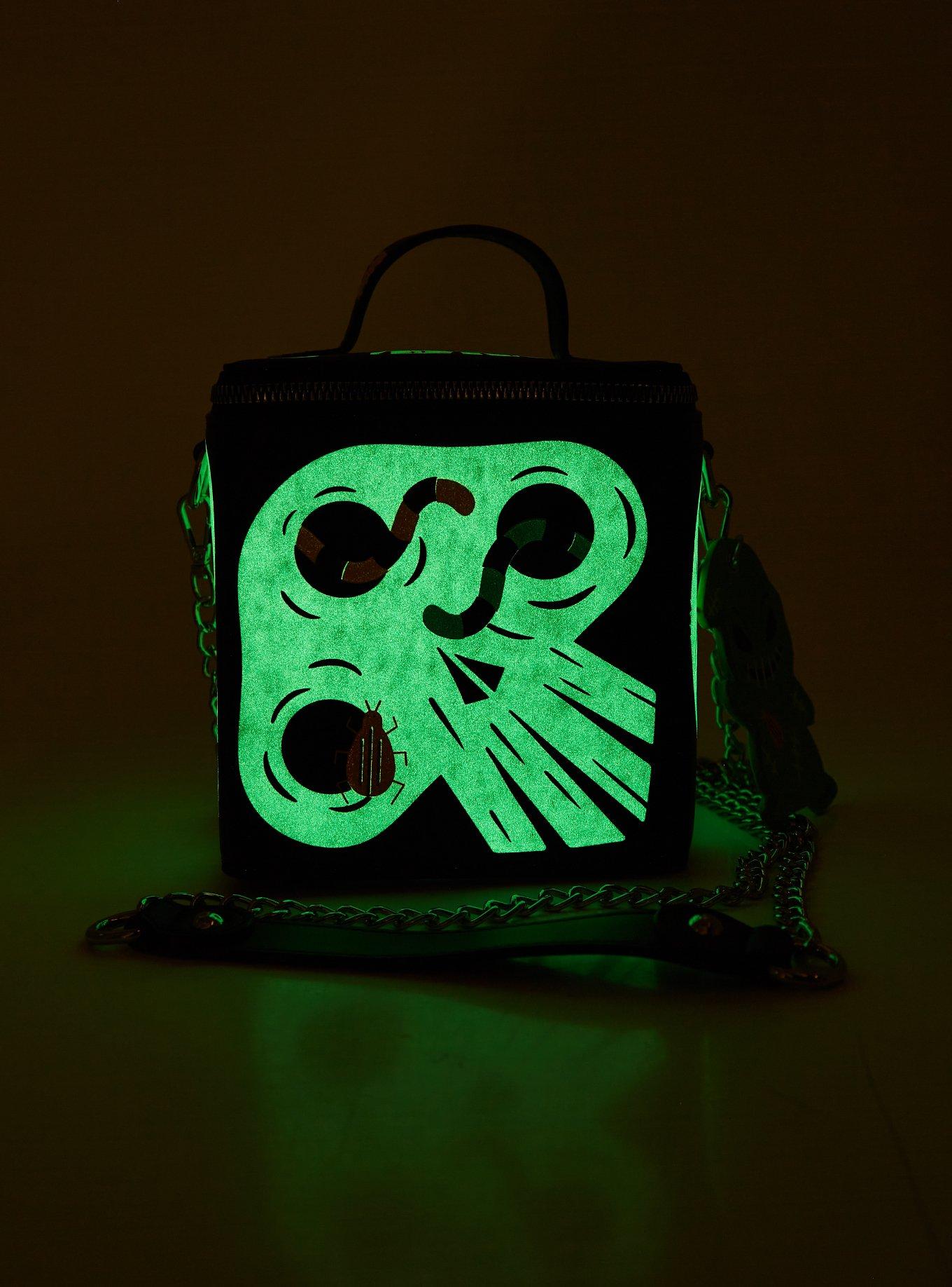Her Universe The Nightmare Before Christmas Oogie Boogie Dice Glow-In-The-Dark Crossbody Bag, , alternate