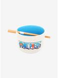 One Piece Logo Speckled Ramen Bowl With Chopsticks, , alternate
