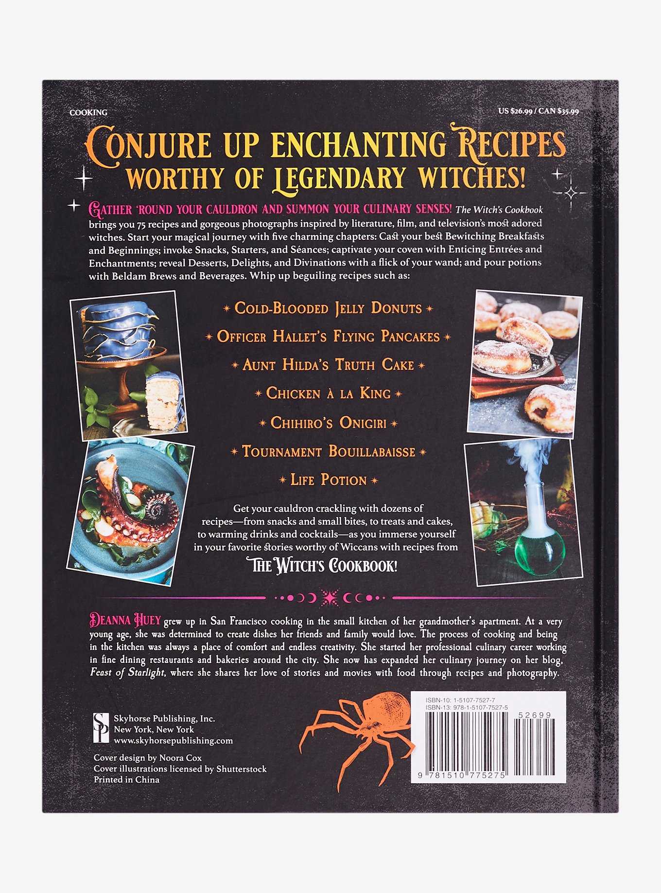 The Witch's Cookbook: Enchanting Recipes Inspired by Hocus Pocus, Bewitched, Harry Potter, Charmed, Wicked, Sabrina, and More, , hi-res
