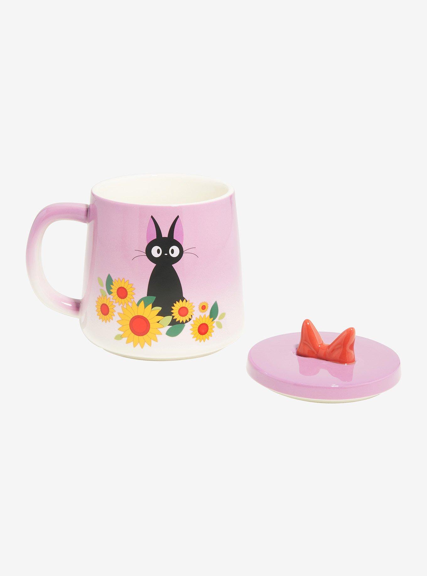 Studio Ghibli Kiki's Delivery Service Jiji Lidded Mug, , alternate