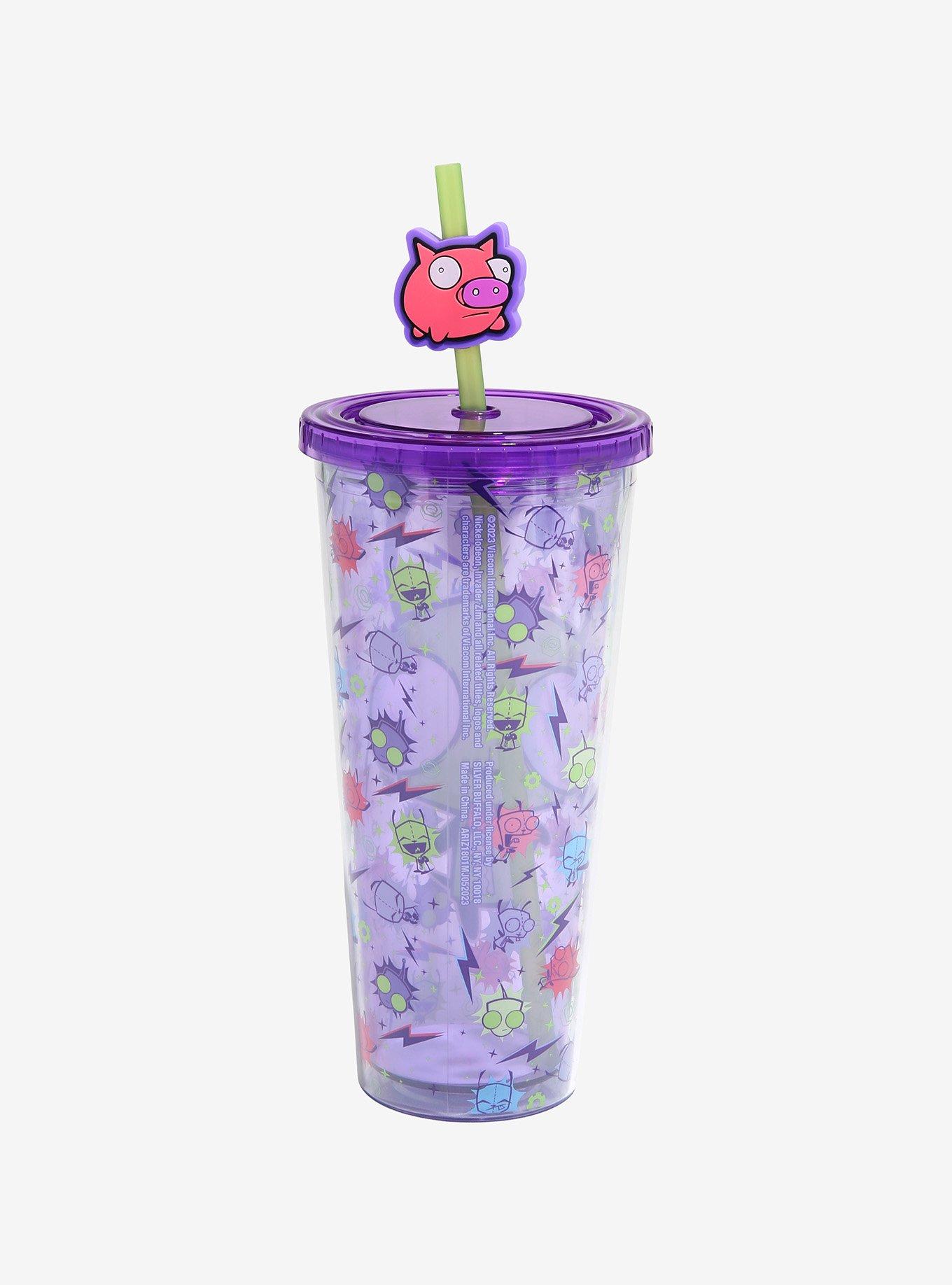 Invader Zim GIR Pig Acrylic Travel Cup, , alternate