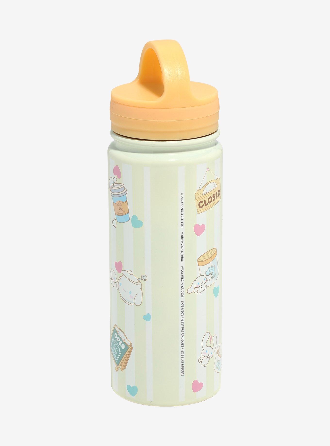 Cinnamoroll Stripe Metal Water Bottle, , hi-res