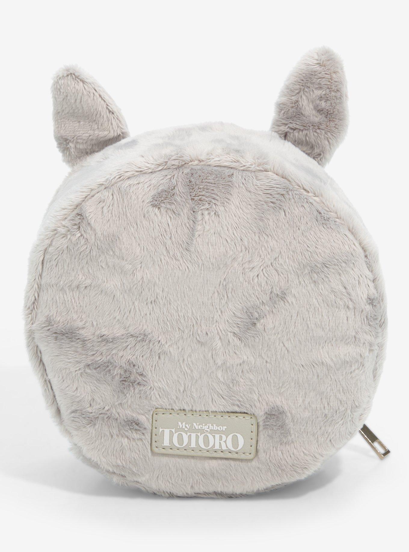 Studio Ghibli My Neighbor Totoro Figural Fuzzy Makeup Bag, , alternate