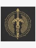 The Legend of Zelda Master Sword Icon T-Shirt, BLACK, alternate