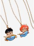 Studio Ghibli Ponyo Sosuke & Ponyo Ramen Best Friend Necklace Set, , alternate