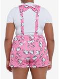 Hello Kitty Pink Scuba Shortalls Plus Size, PINK, alternate