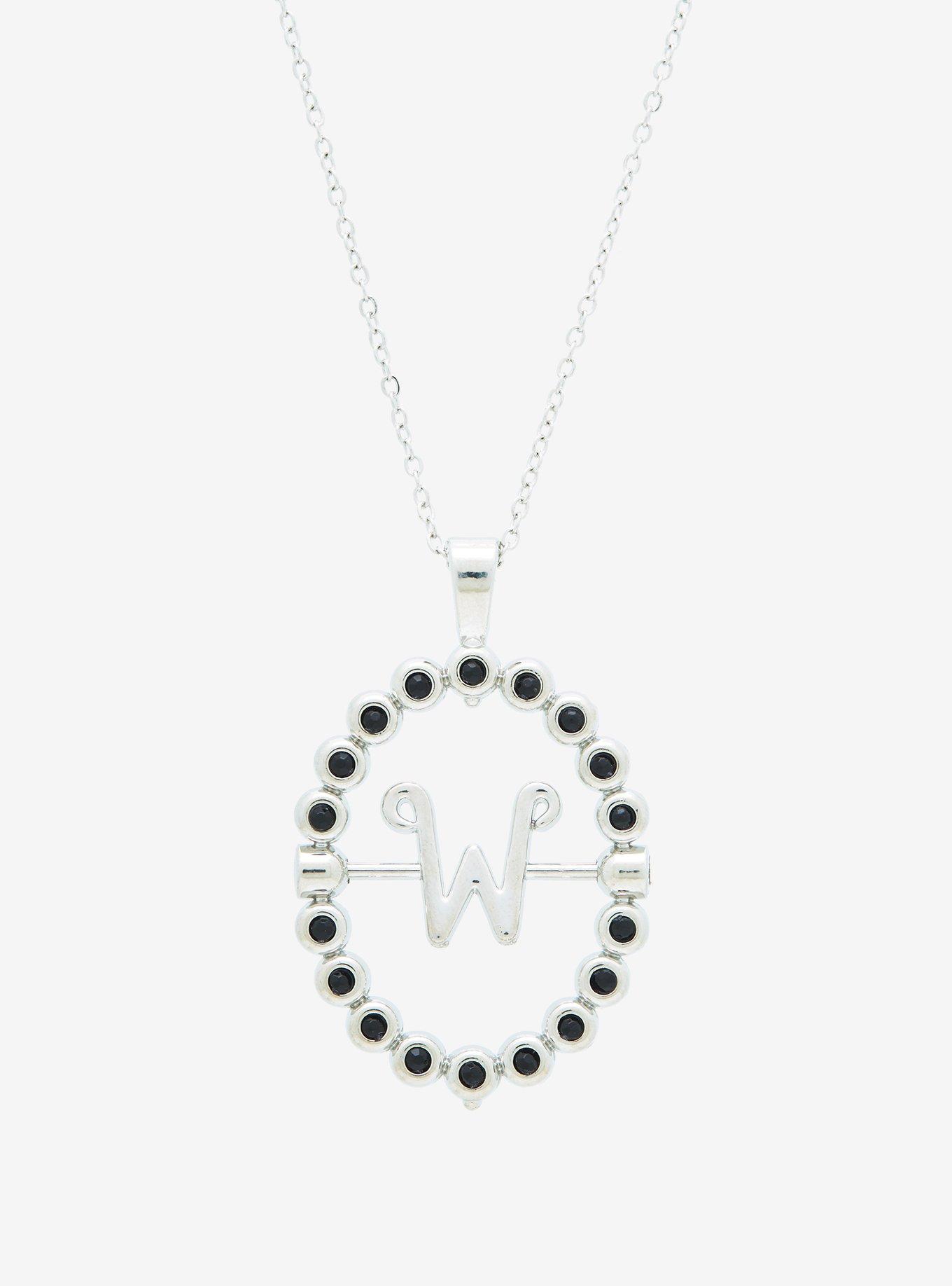 Wednesday Morticia Addams Replica Necklace, , alternate