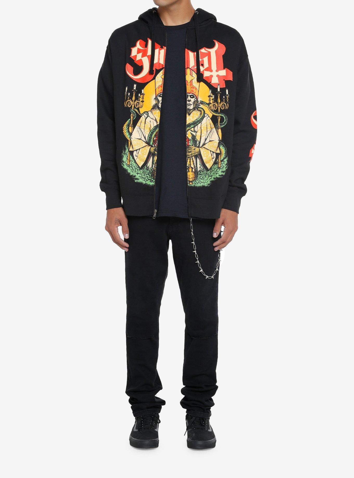 Ghost Serpent Hoodie, BLACK, alternate