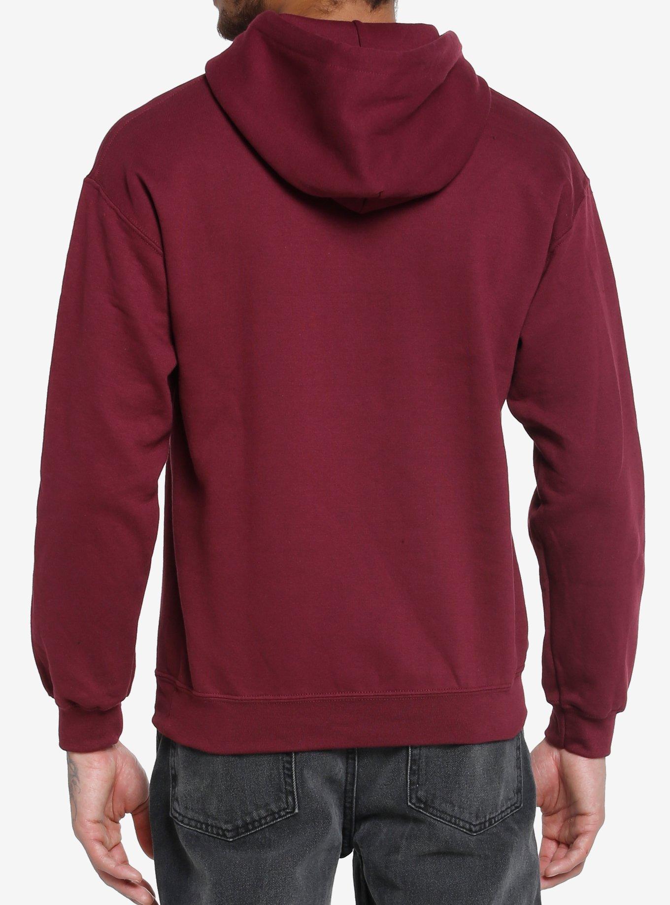 AC/DC High Voltage Hoodie, BURGUNDY, alternate