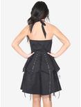Black Pretty Pirate Lace-Up Dress, BLACK, alternate