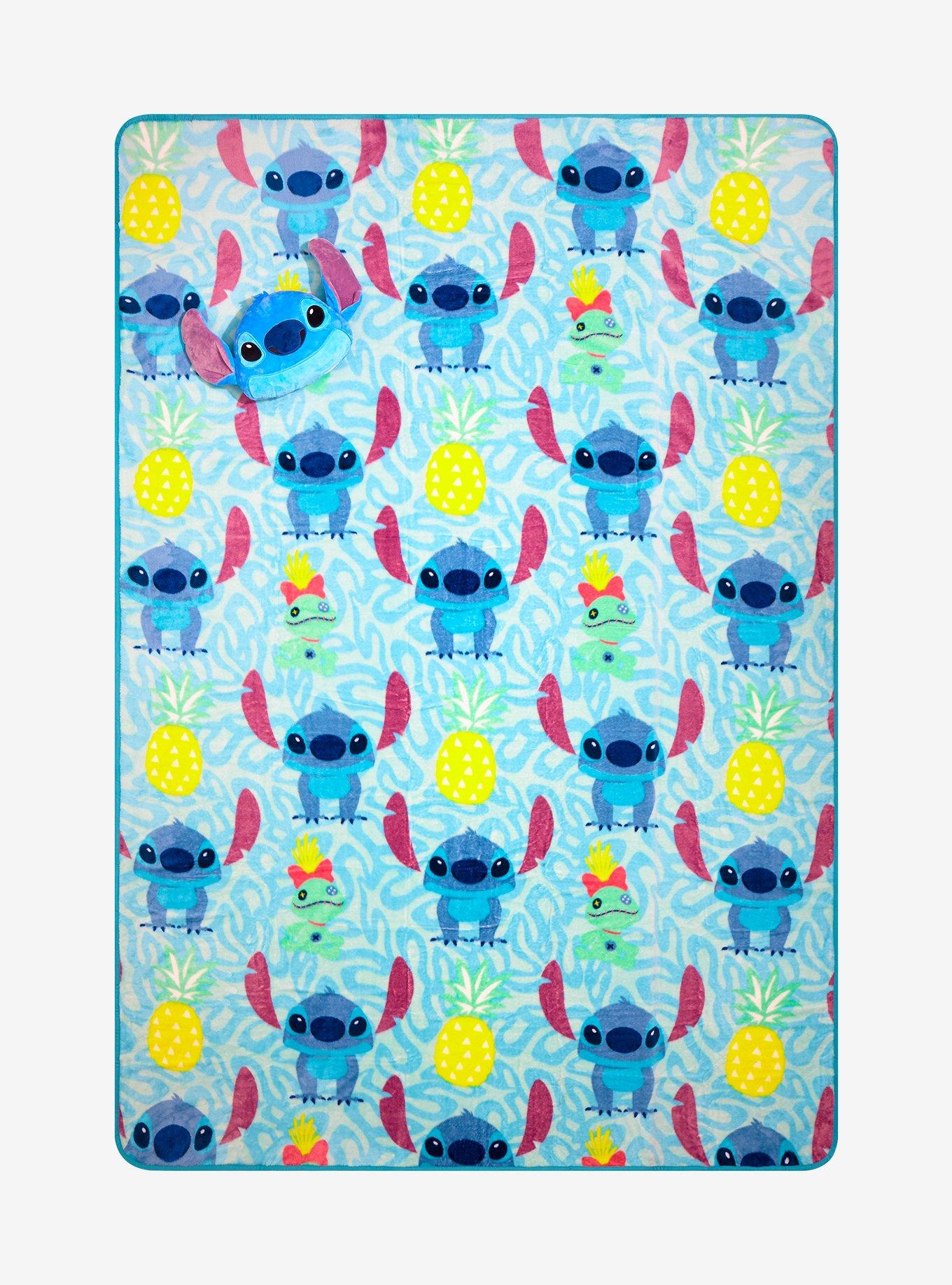 Disney Stitch Throw & Pillow Set, , alternate