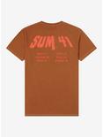 Sum 41 Mummy Guitars Girls T-Shirt, BURNT ORANGE, alternate