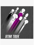 Star Trek Asexual Flag Streaks Pride T-Shirt, CHARCOAL, alternate