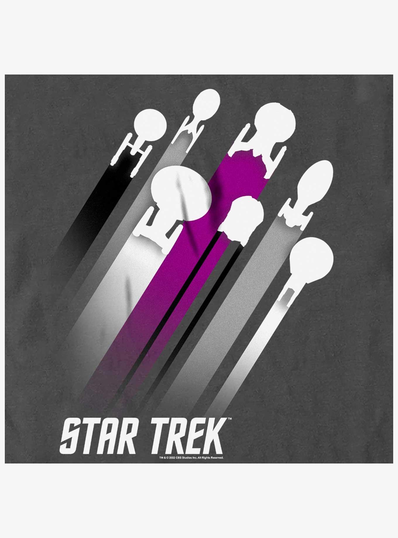 Star Trek Asexual Flag Streaks Pride T-Shirt, , hi-res