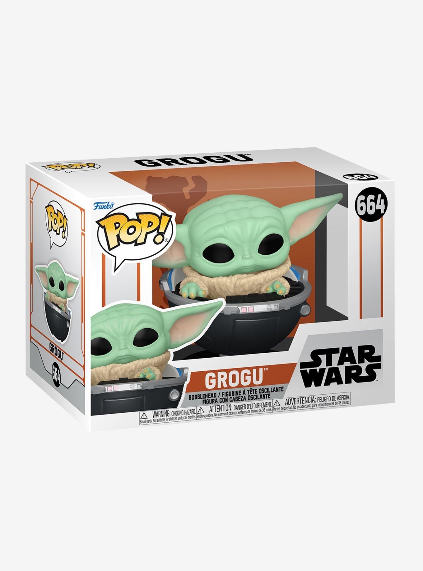 Funko Pop! Star Wars The Mandalorian Grogu Vinyl Bobble-Head, , hi-res