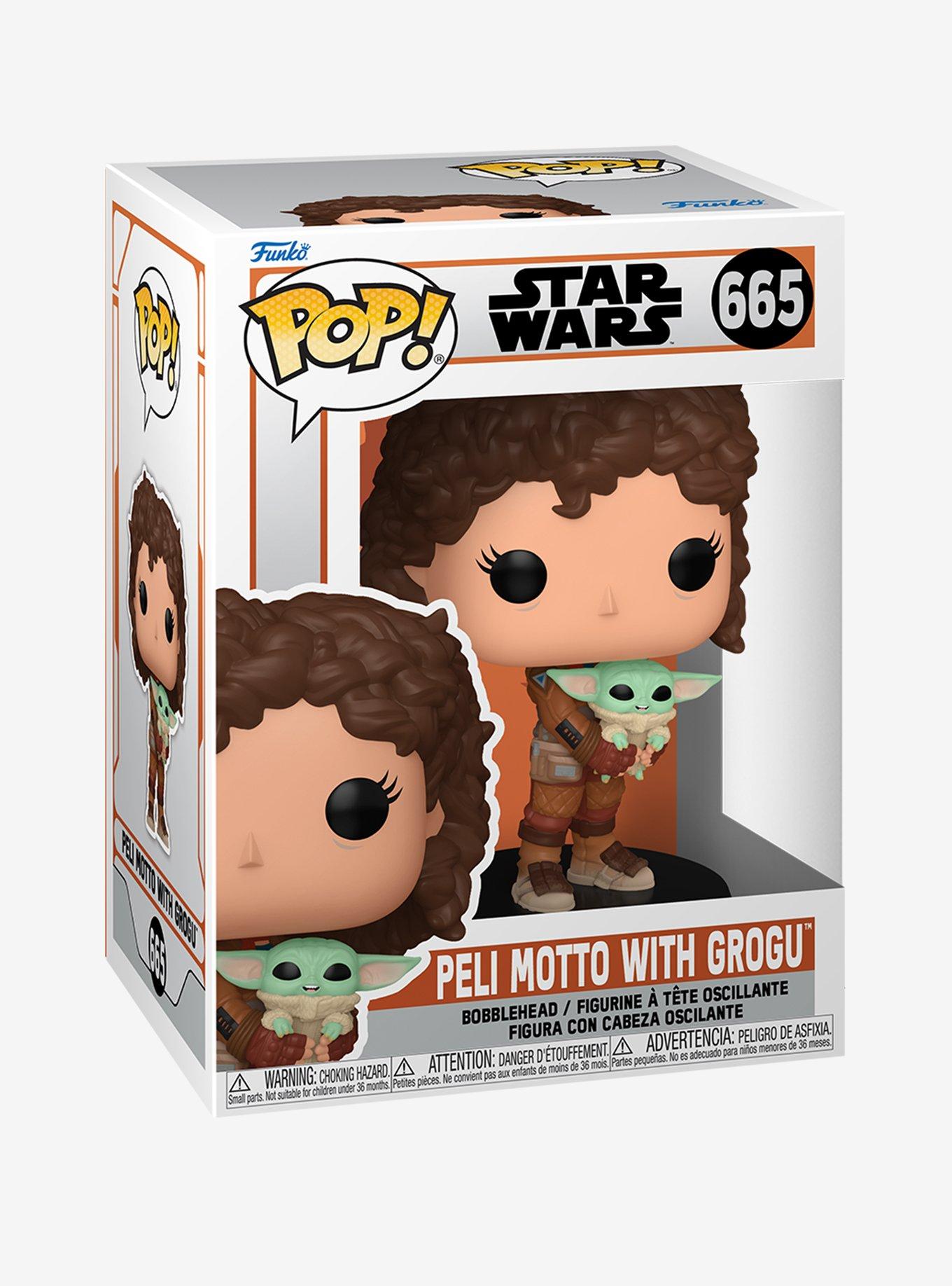 Funko Pop! Star Wars The Mandalorian Peli Motto with Grogu Bobble-Head, , alternate