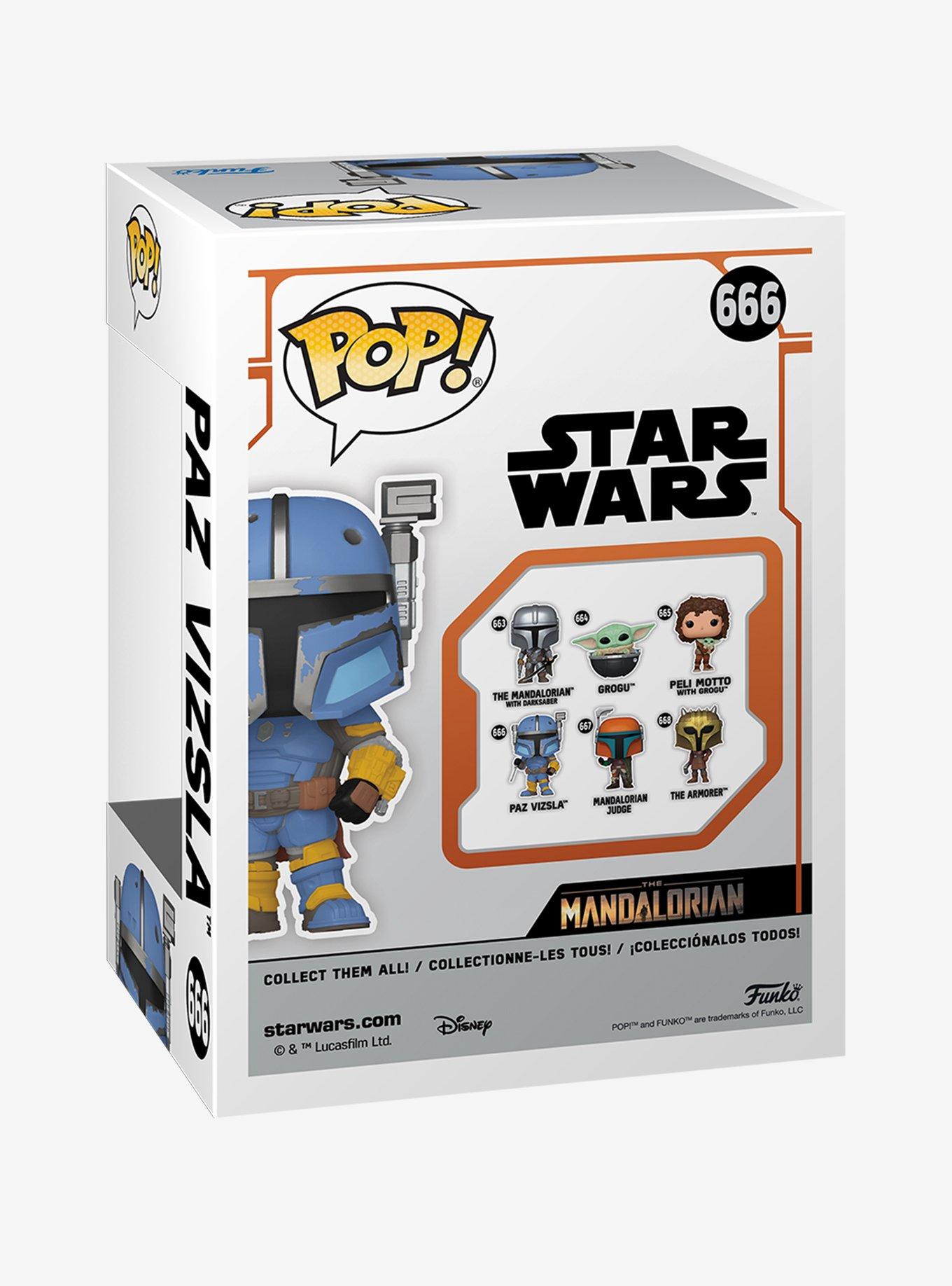 Funko Pop! Star Wars The Mandalorian Paz Vizsla Vinyl Bobble-Head, , alternate