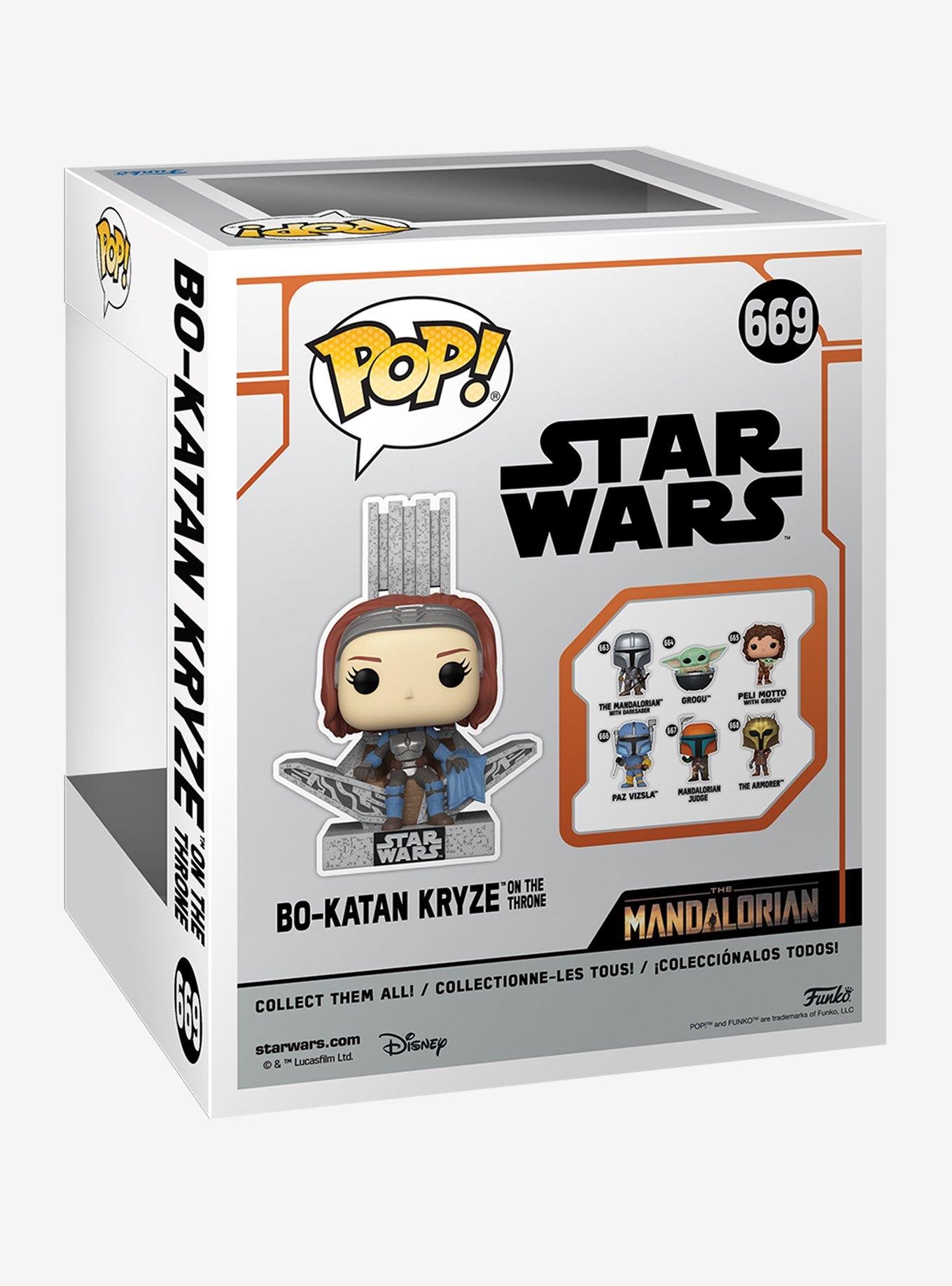 Funko Pop! Star Wars The Mandalorian Bo-Katan Kryze On The Throne Vinyl Bobble-Head, , alternate