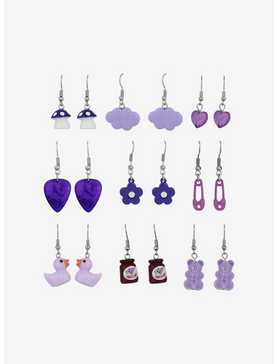 Sweet Society Purple Dream Earring Set, , hi-res