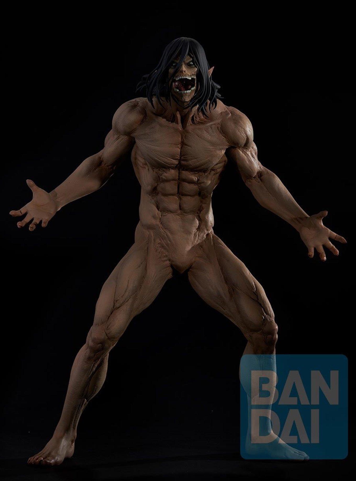 Bandai Spirits Attack on Titan Ichibansho Eren Jaeger (Freedom Seeking) Figure (Titan Ver.), , alternate