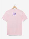 Sanrio Aggretsuko Characters Group Portrait Women's T-Shirt - BoxLunch Exclusive, LIGHT PINK, alternate