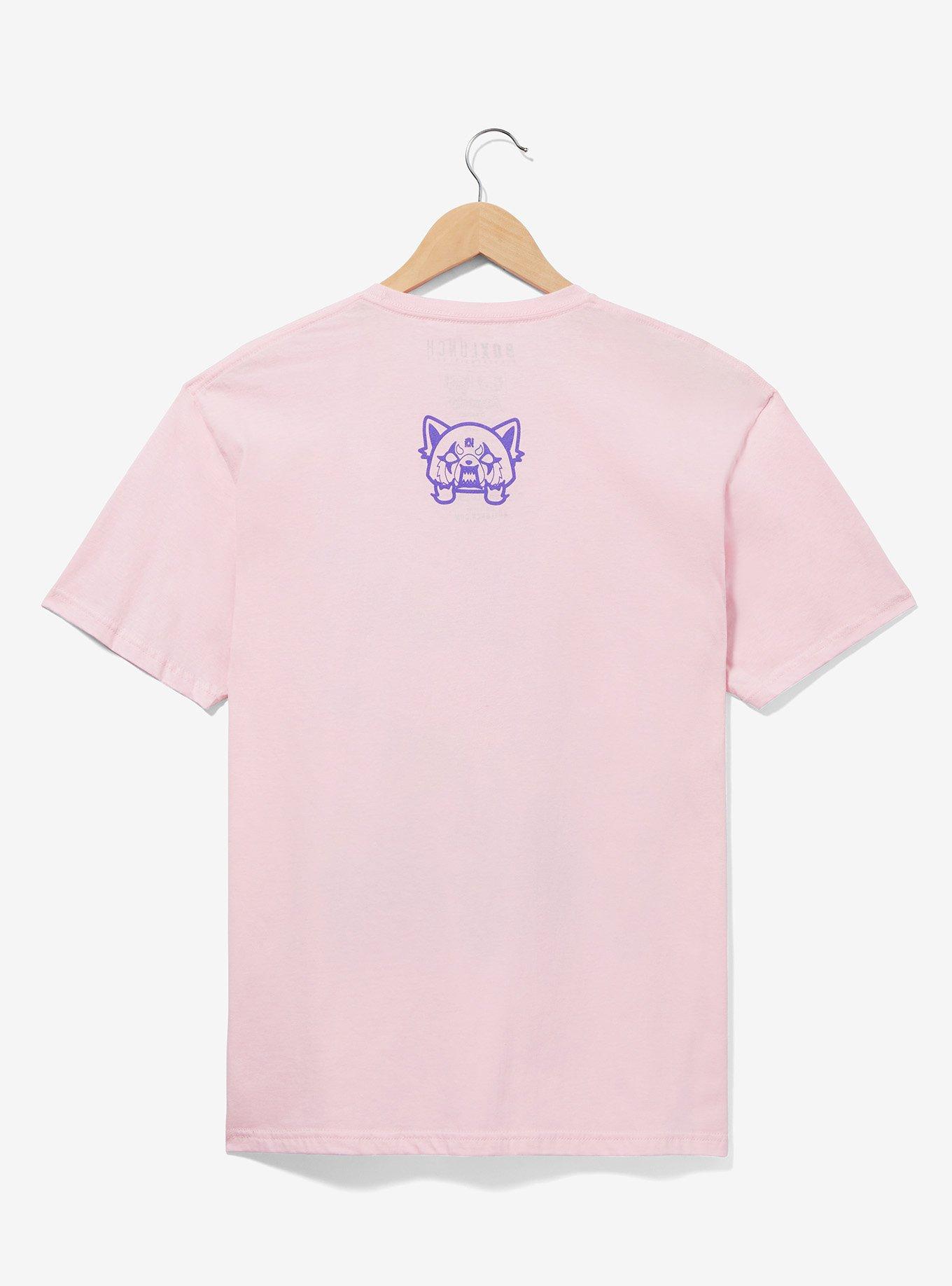 Sanrio Aggretsuko Characters Group Portrait Women's T-Shirt - BoxLunch Exclusive, LIGHT PINK, alternate