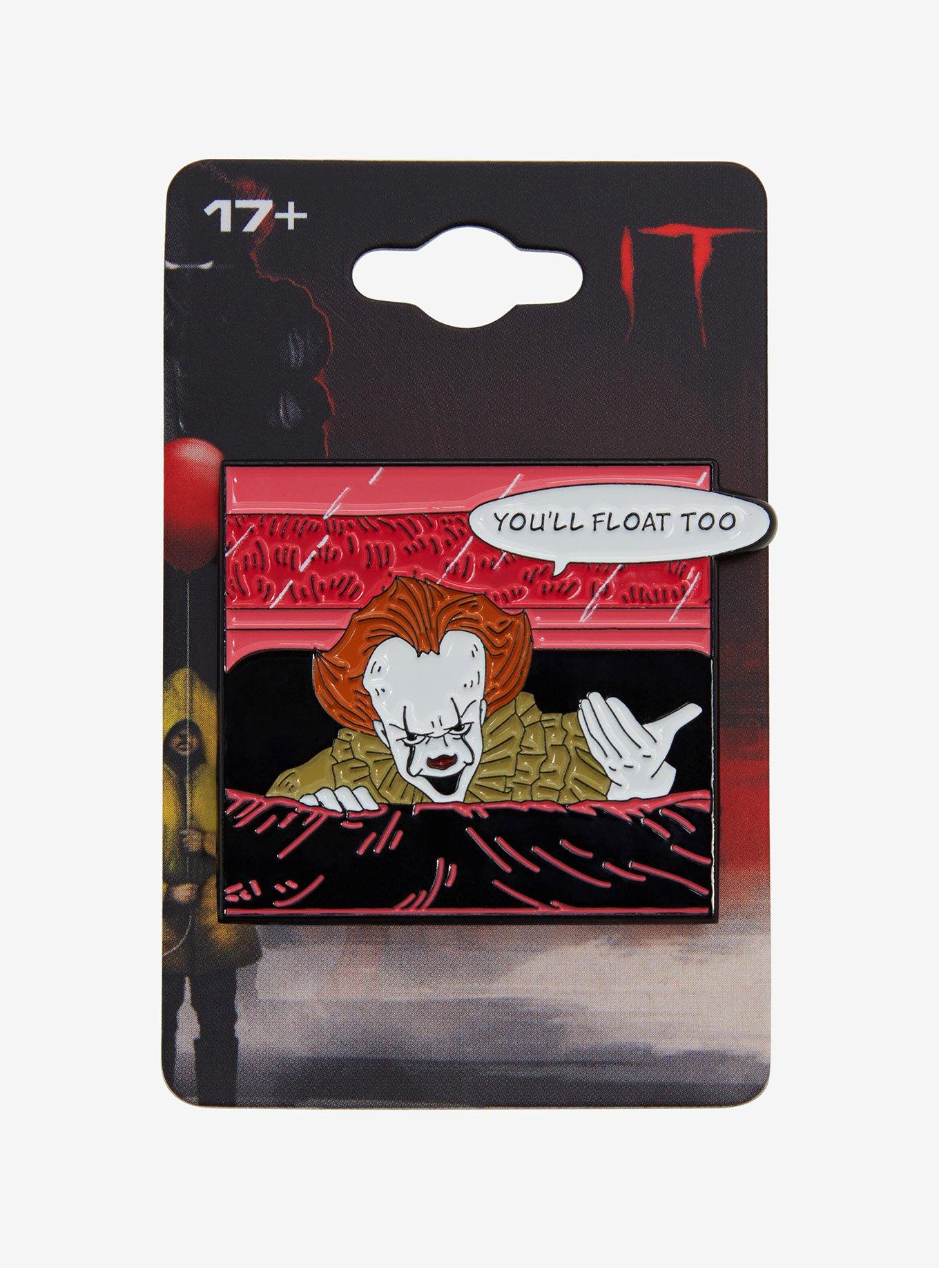 It Pennywise Sewer Panel Enamel Pin - BoxLunch Exclusive, , alternate