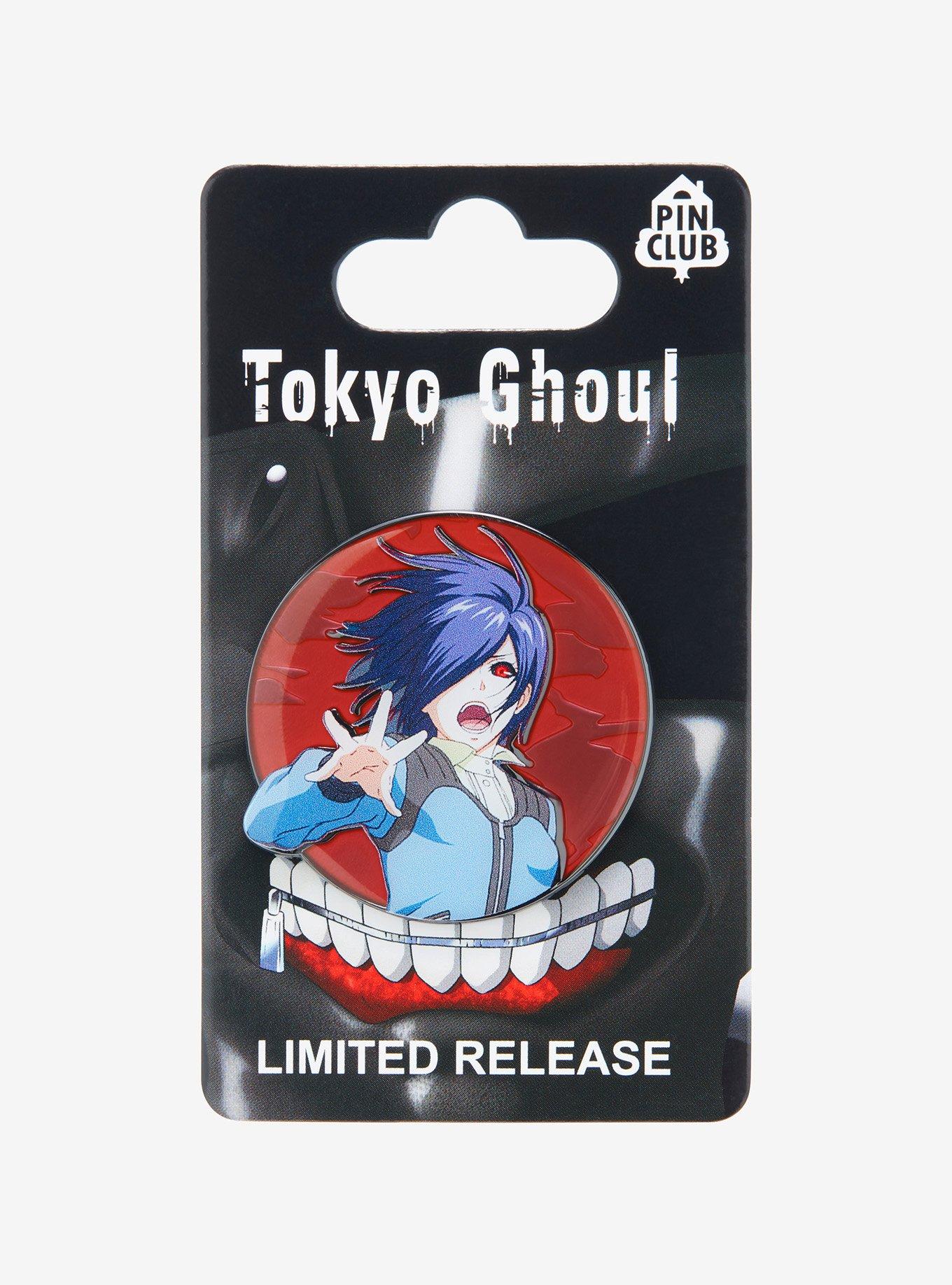 Tokyo Ghoul Touka Kirishima Circular Enamel Pin - BoxLunch Exclusive, , alternate
