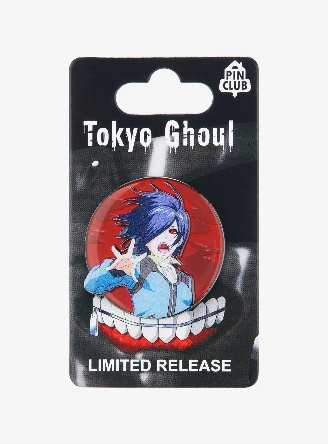 Tokyo Ghoul Touka Kirishima Circular Enamel Pin - BoxLunch Exclusive, , hi-res