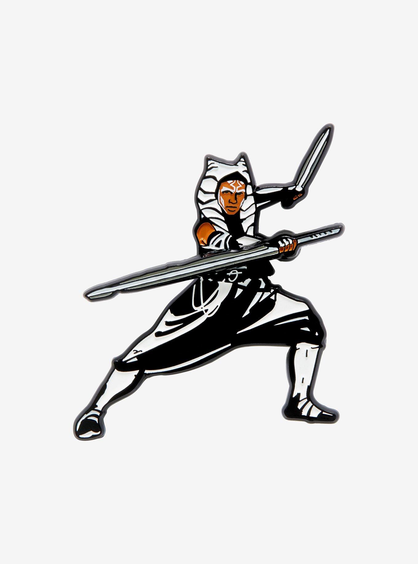 Star Wars Ahsoka Spinning Enamel Pin - BoxLunch Exclusive, , hi-res