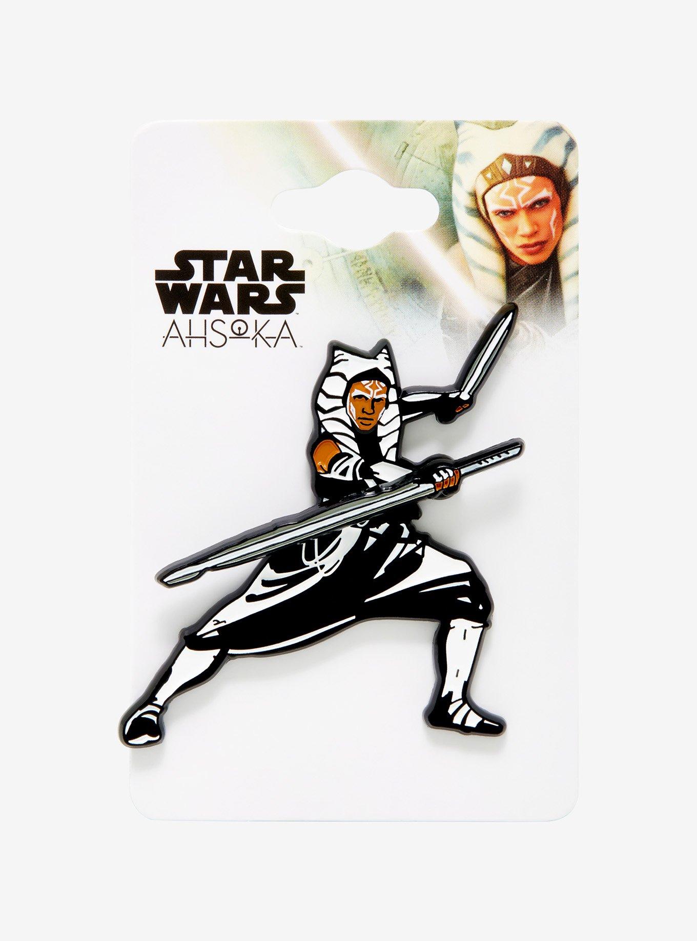 Star Wars Ahsoka Spinning Enamel Pin - BoxLunch Exclusive, , alternate
