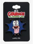 Courage the Cowardly Dog Scared Portrait Enamel Pin - BoxLunch Exclusive, , alternate