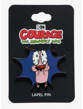 Courage the Cowardly Dog Scared Portrait Enamel Pin - BoxLunch Exclusive, , hi-res