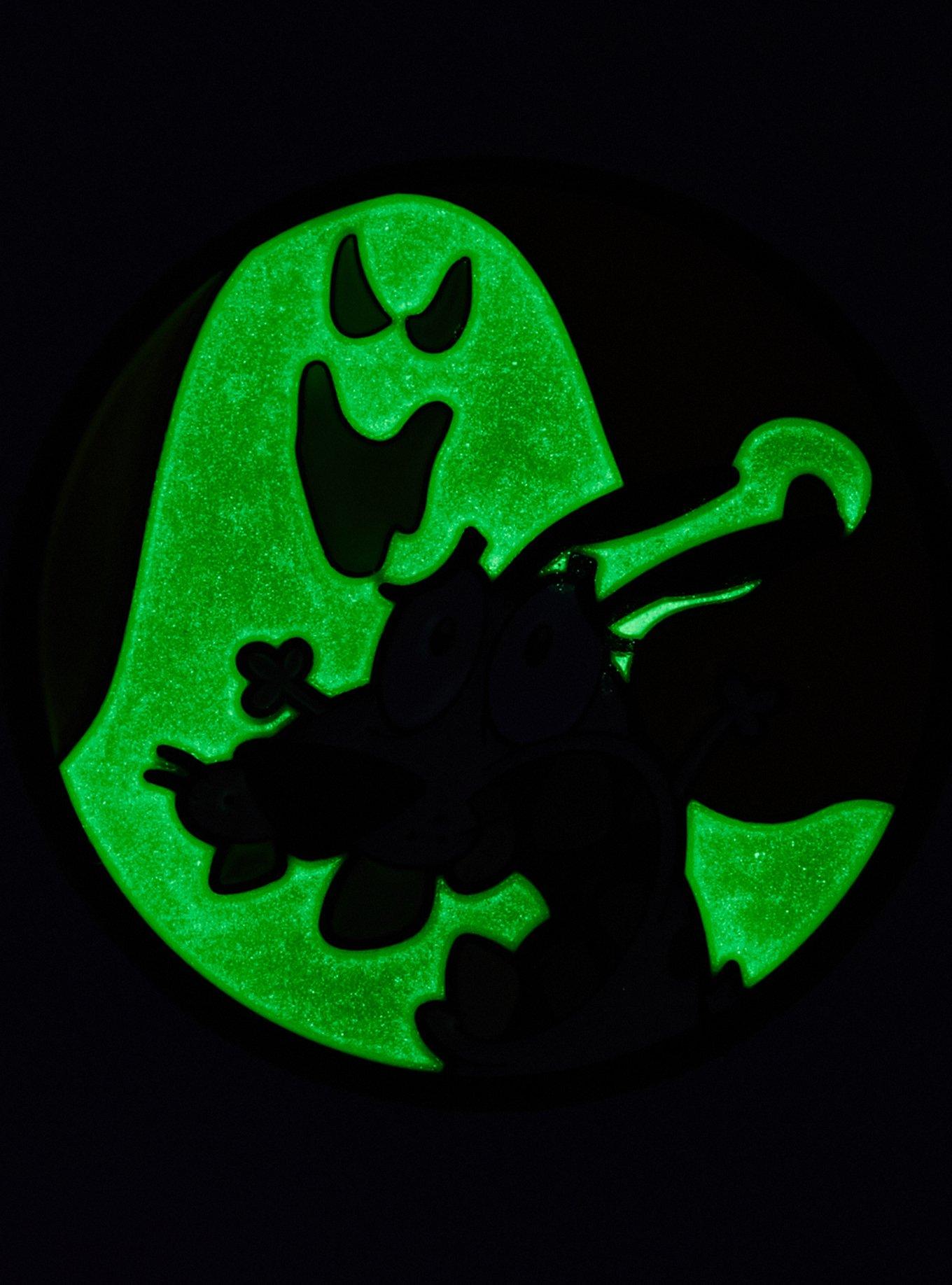Courage the Cowardly Dog Ghost Glow-in-the-Dark Enamel Pin - BoxLunch Exclusive, , alternate