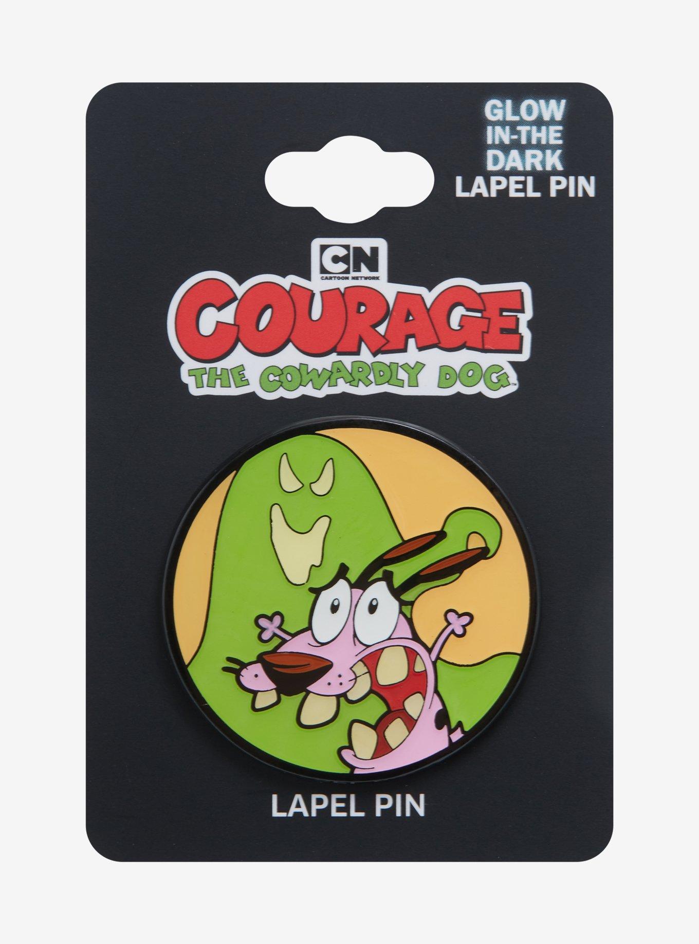 Courage the Cowardly Dog Ghost Glow-in-the-Dark Enamel Pin - BoxLunch Exclusive, , alternate