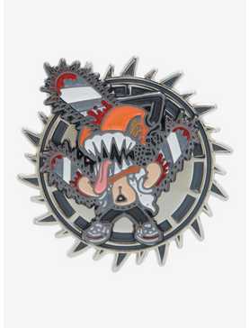 Chainsaw Man Chainsaw Devil Spinning Enamel Pin - BoxLunch Exclusive, , hi-res