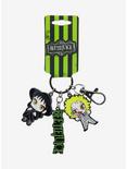 Beetlejuice Characters Multi-Charm Keychain - BoxLunch Exclusive, , alternate