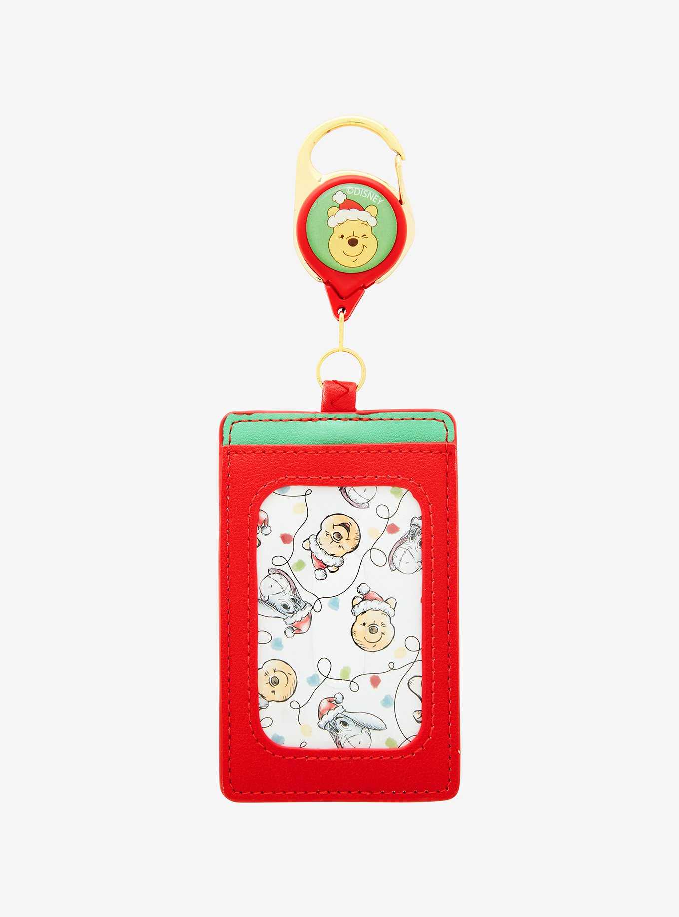 Loungefly Disney Winnie the Pooh Holiday Retractable Lanyard - BoxLunch Exclusive, , hi-res
