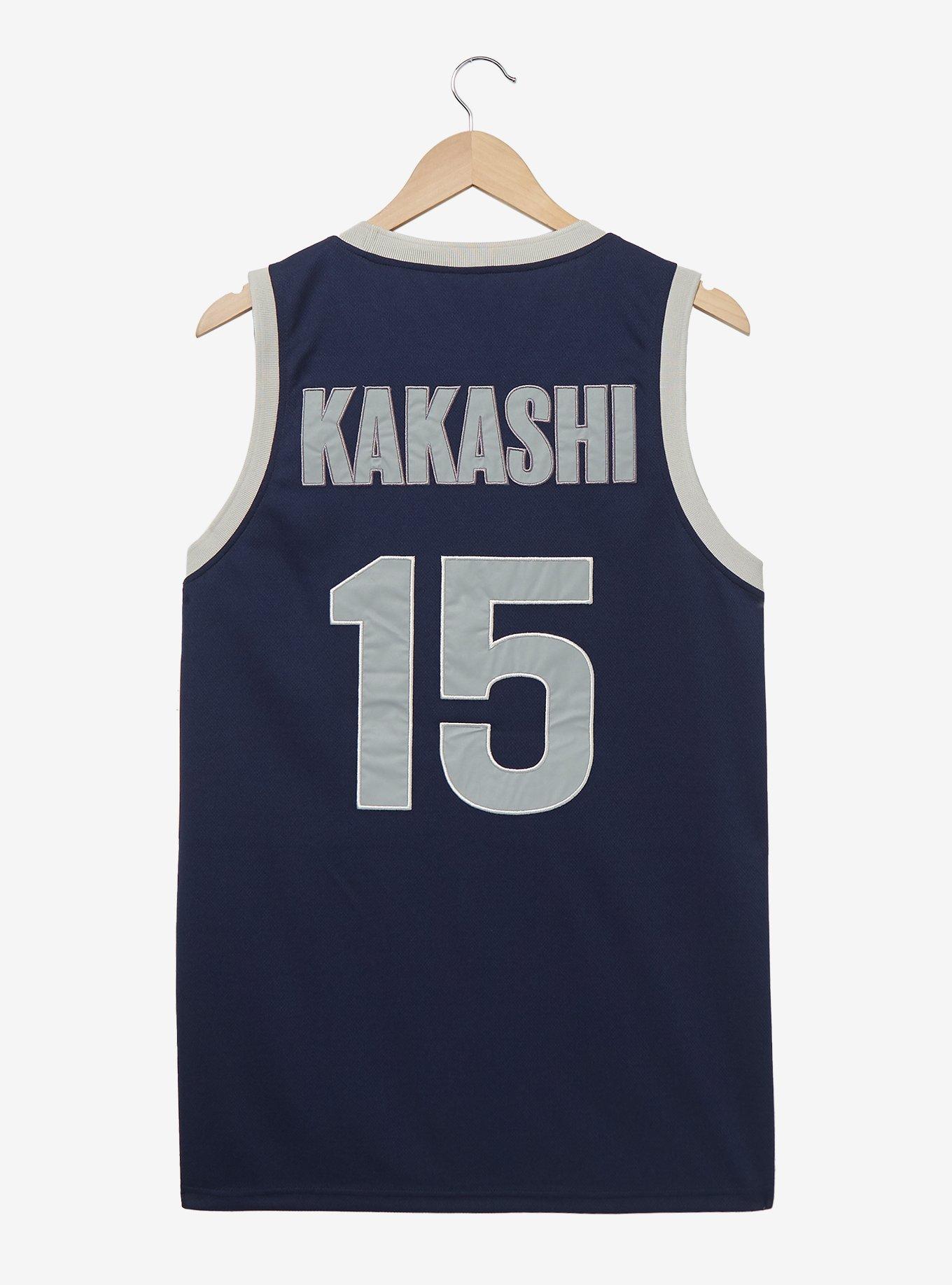 Naruto Shippuden Kakashi Hatake Anbu Basketball Jersey - BoxLunch Exclusive, NAVY, alternate