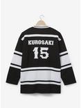 BLEACH Ichigo Kurosaki Hockey Jersey - BoxLunch Exclusive, BLACK, alternate