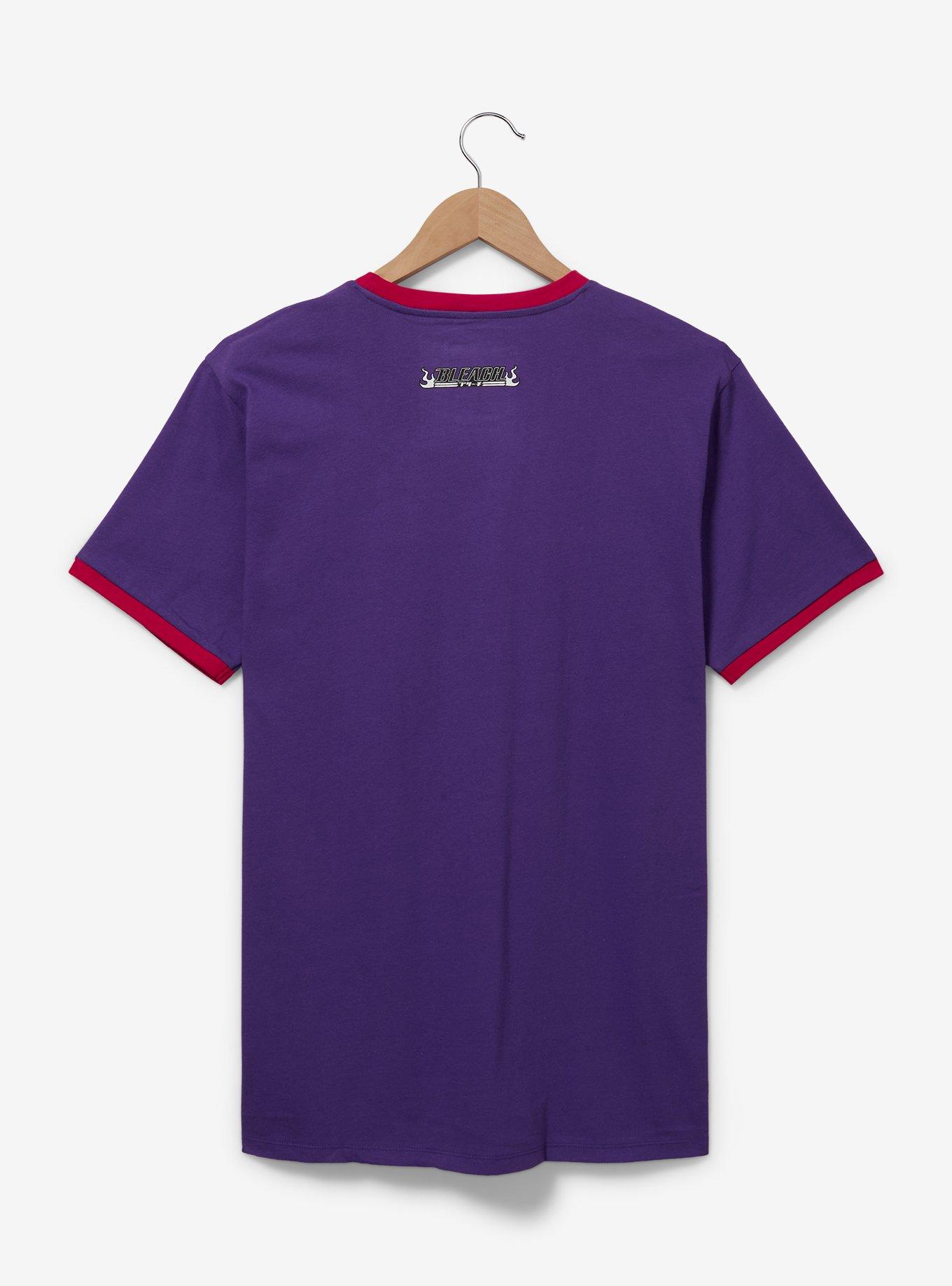 BLEACH Nice Vibe Ringer T-Shirt - BoxLunch Exclusive, PURPLE, alternate