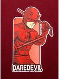 Marvel Daredevil Comic 90s Character T-Shirt — BoxLunch Exclusive, DARK RED, alternate