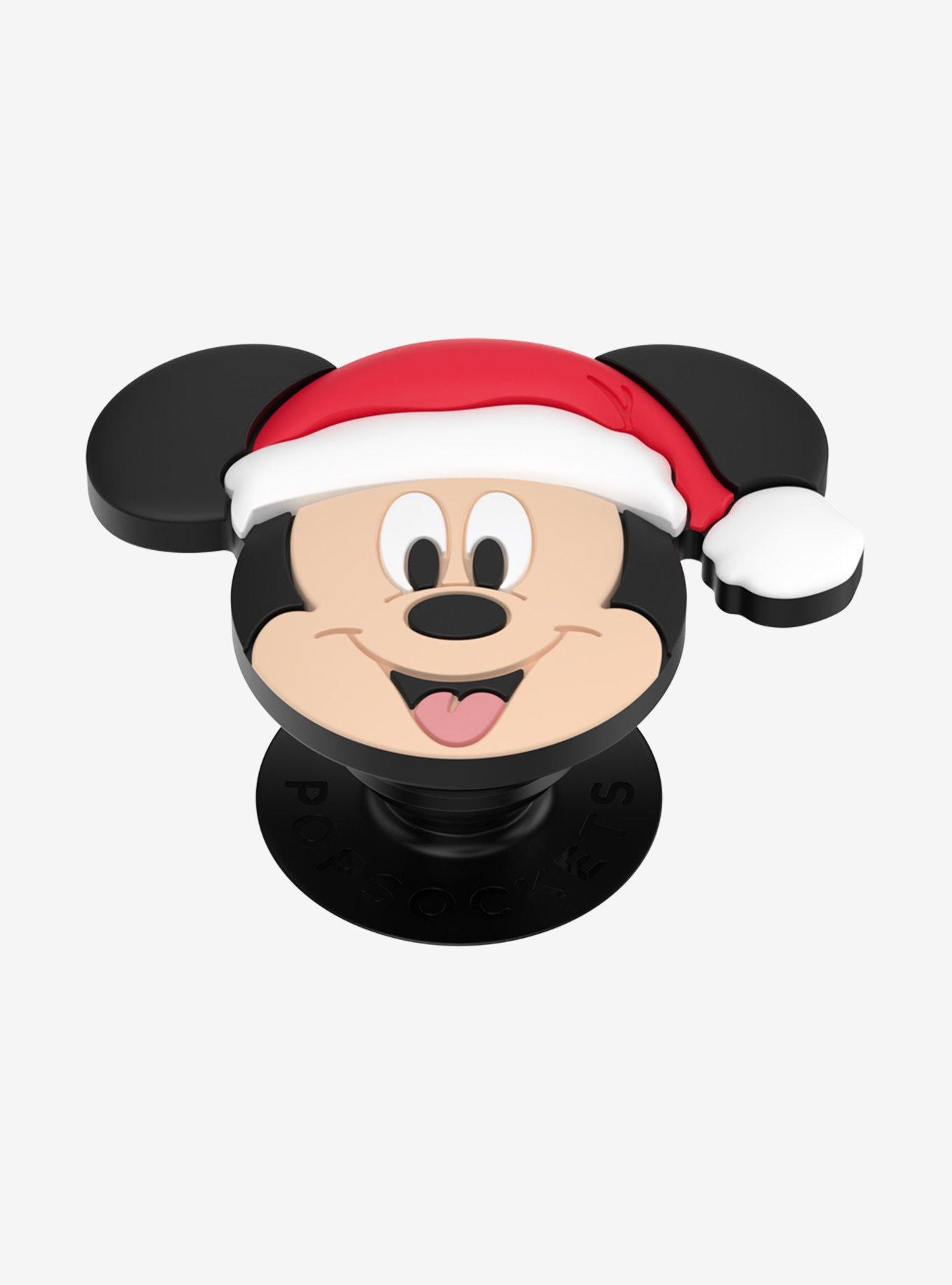 Disney Santa Mickey Mouse Figural PopSockets PopGrip, , alternate