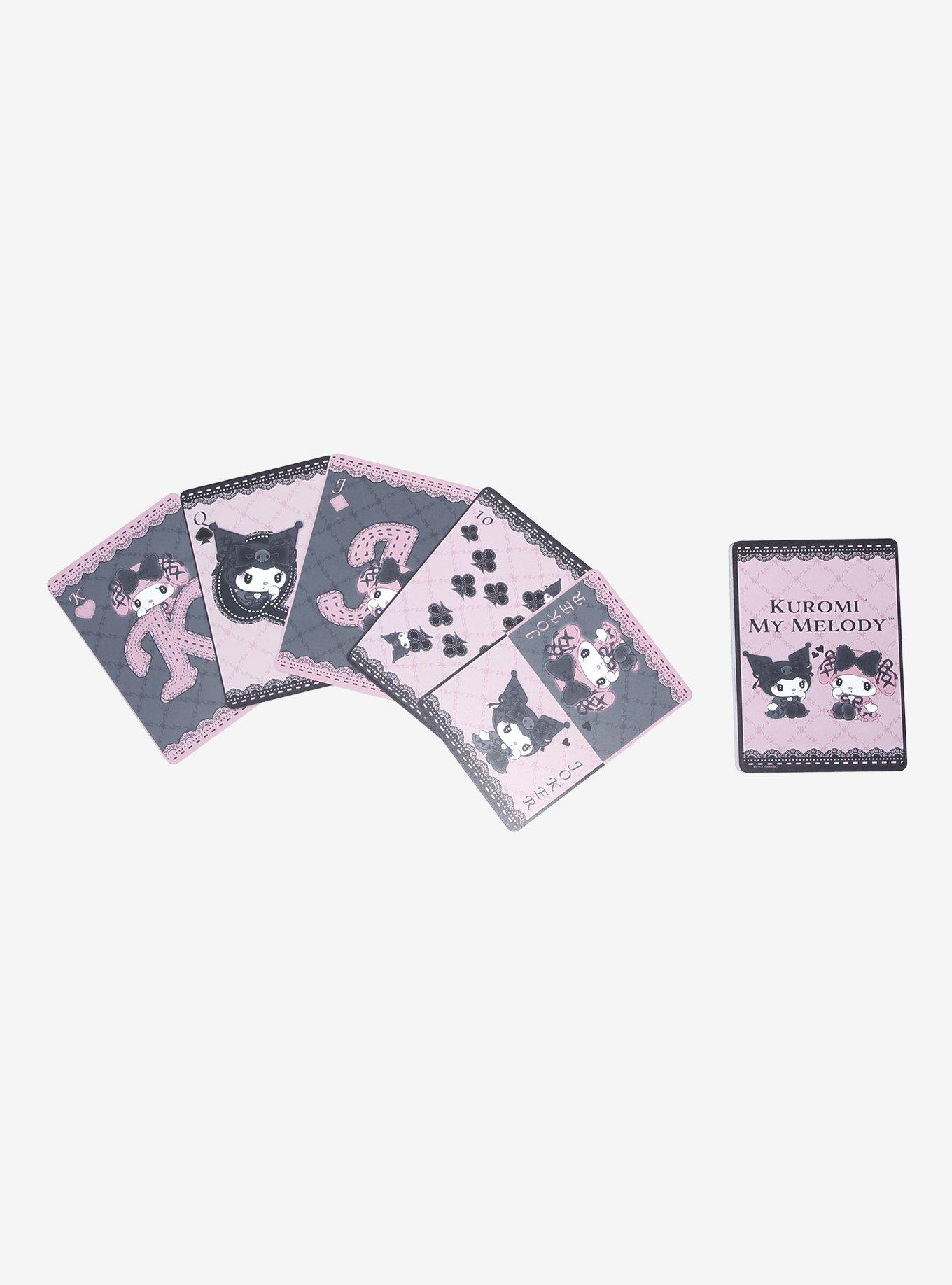 My Melody And Kuromi Lolita Playing Cards Hot Topic Exclusive, , alternate