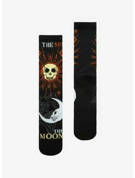 The Sun & Moon Tarot Card Crew Socks, , hi-res